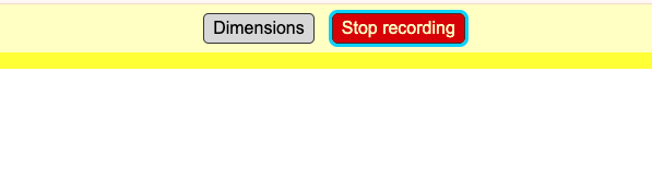 Screenshot - stop recording